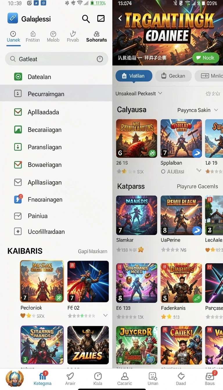 jktgame - Tangkapan layar menampilkan aksi seru dalam permainan.