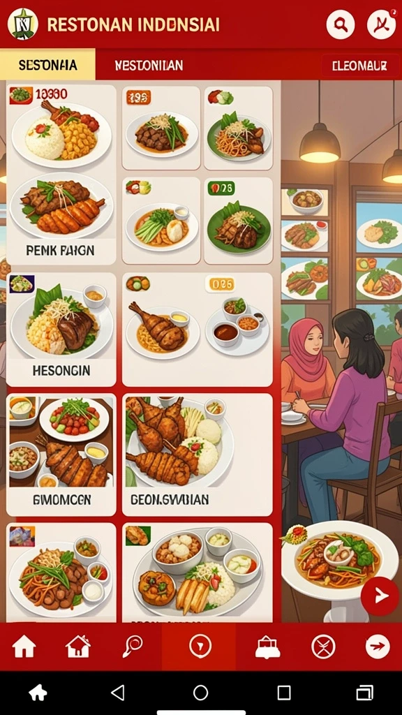 mutasitoto - Tampilan antarmuka pengguna yang menarik dan ramah.