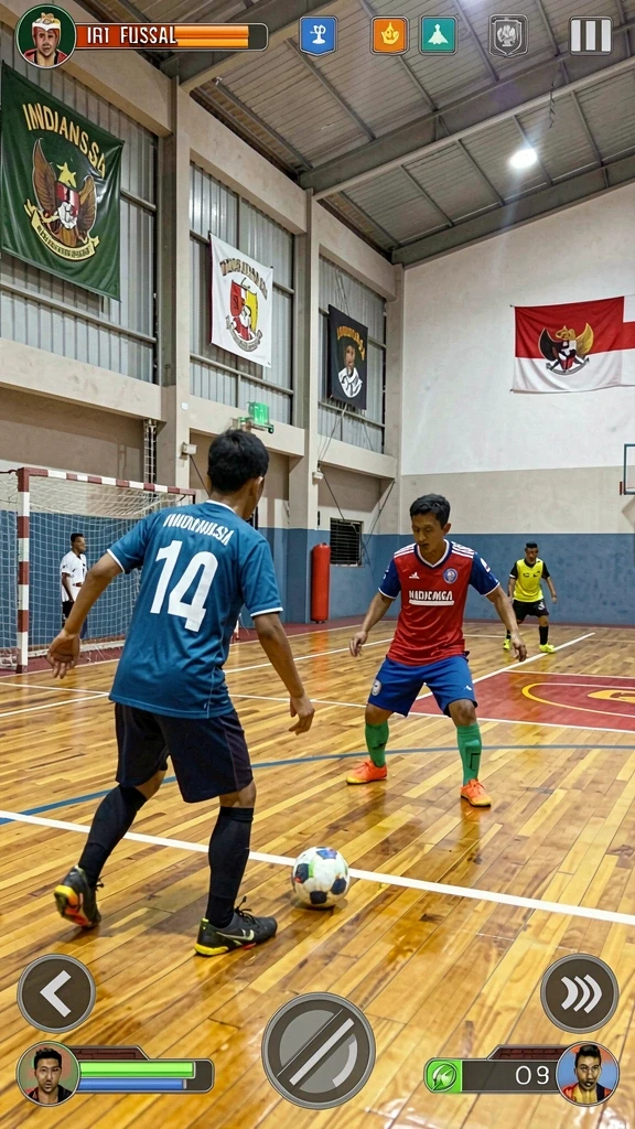 topiwangi - Screenshot level menantang yang penuh warna.